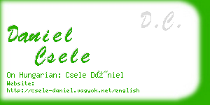 daniel csele business card